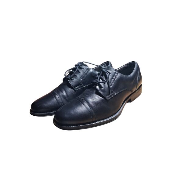 Dockers Mens size 10M Black Garfield Casual Career Office Church Oxford Shoes - Picture 2 of 11
